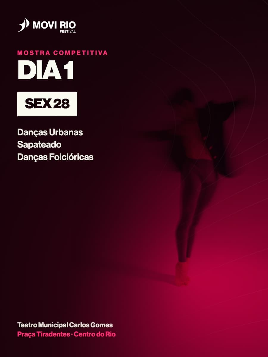 Arte de divulgação — Mostra Competitiva — dia 1