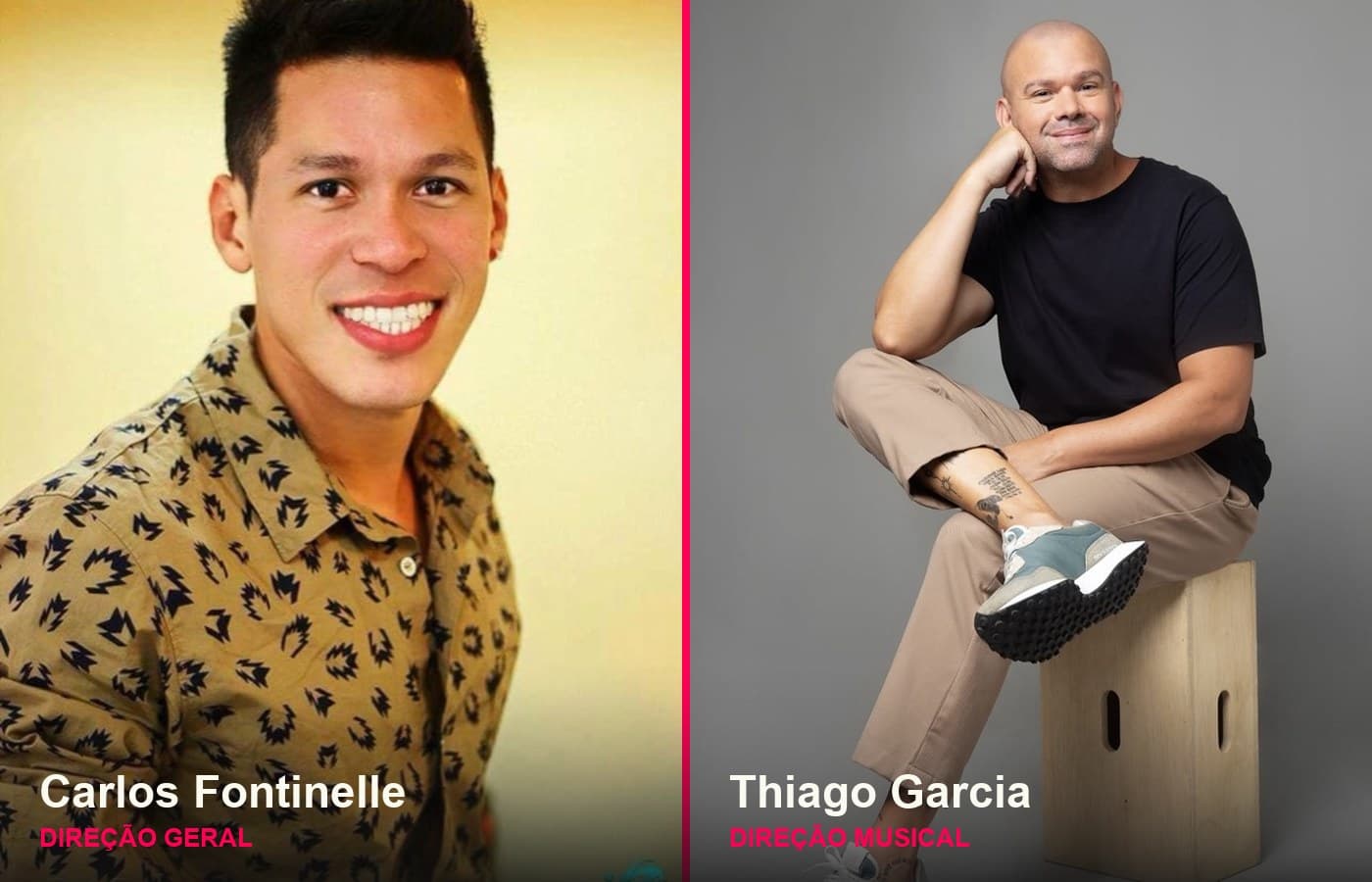 Carlos Fontinelle e Thiago Garcia: as mãos que dirigem o REMIX